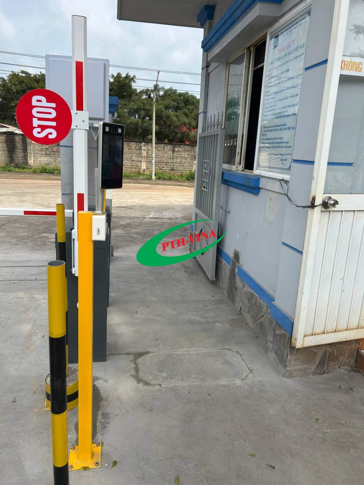 Công trình lắp đặt hệ thống kiếm soát xe ra vào tại nhà máy Đắk Lắk