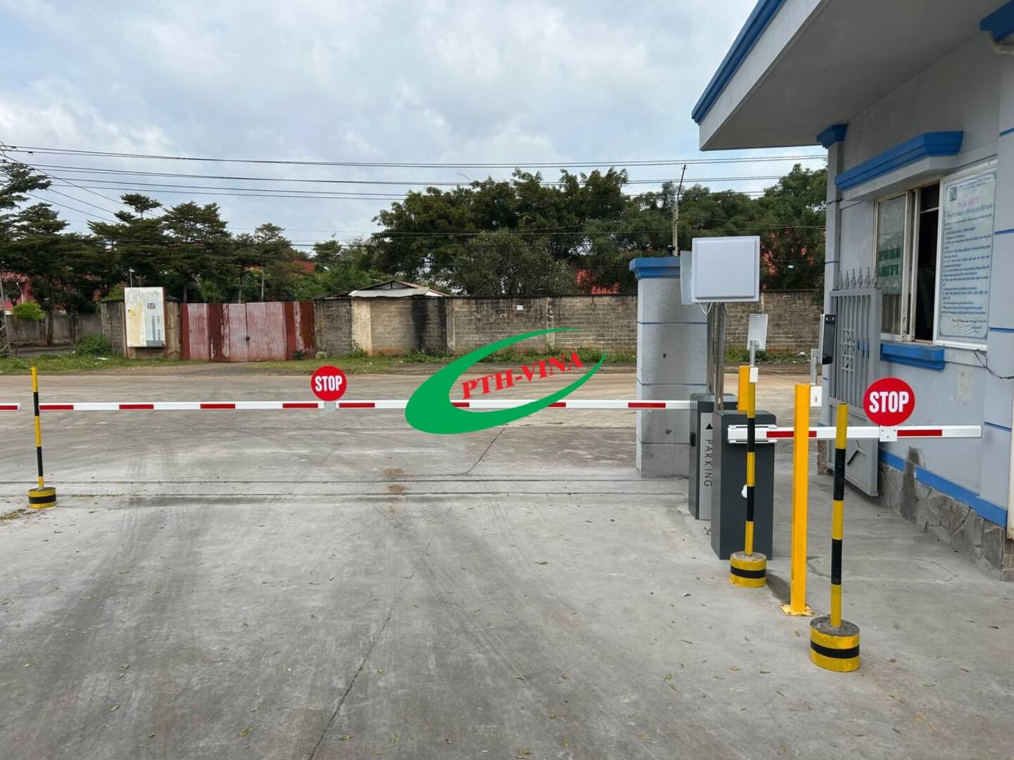 Công trình lắp đặt hệ thống kiếm soát xe ra vào tại nhà máy Đắk Lắk
