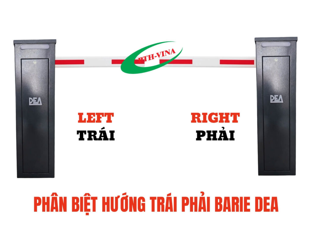 Định hướng trái phải trụ barie DEA