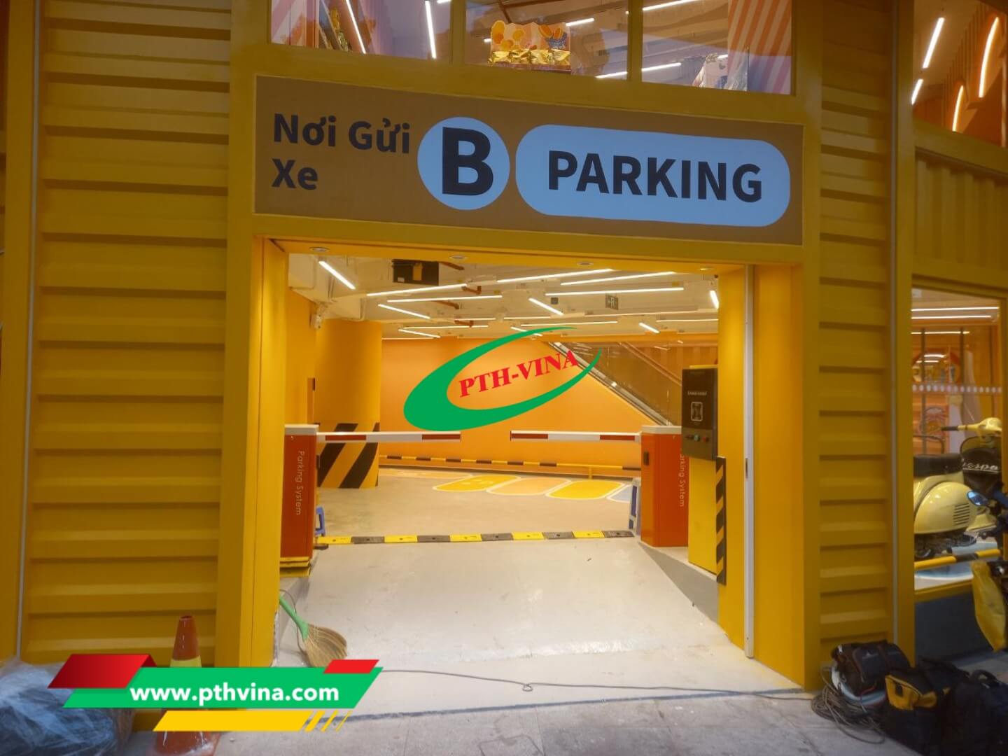 Lắp hệ thống giữ xe 2 làn tại Quận 1