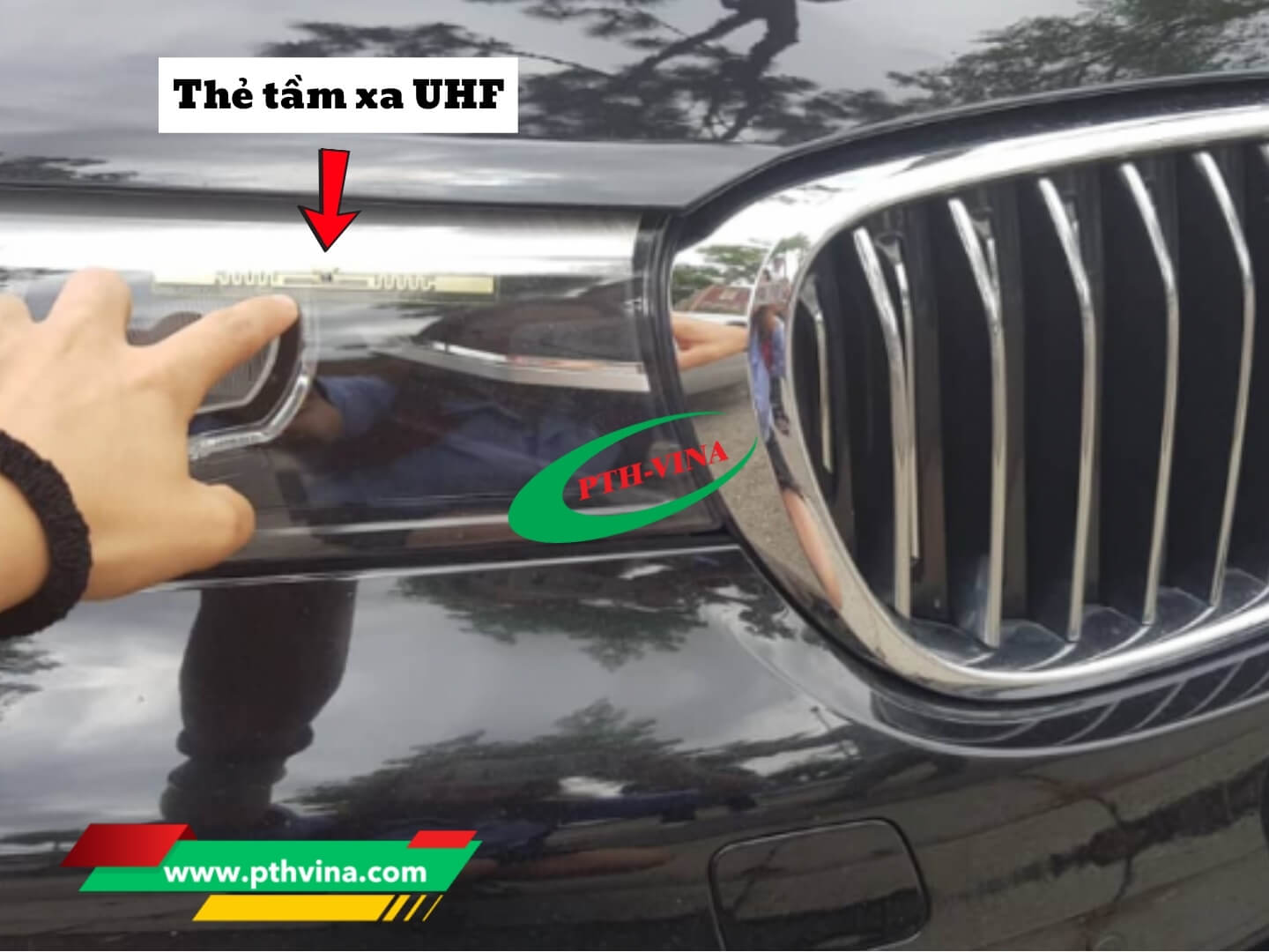 Thẻ tầm xa UHF dán trên ô tô