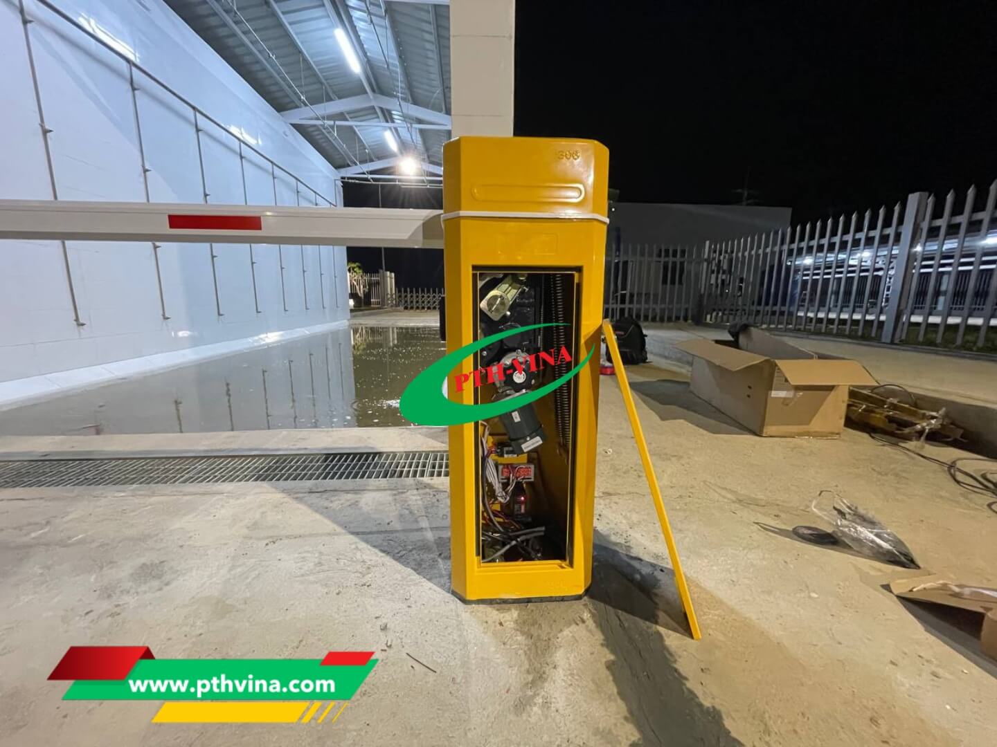 Công trình lắp đặt barrier kết hợp hệ thống bơm khử trùng tại Campuchia