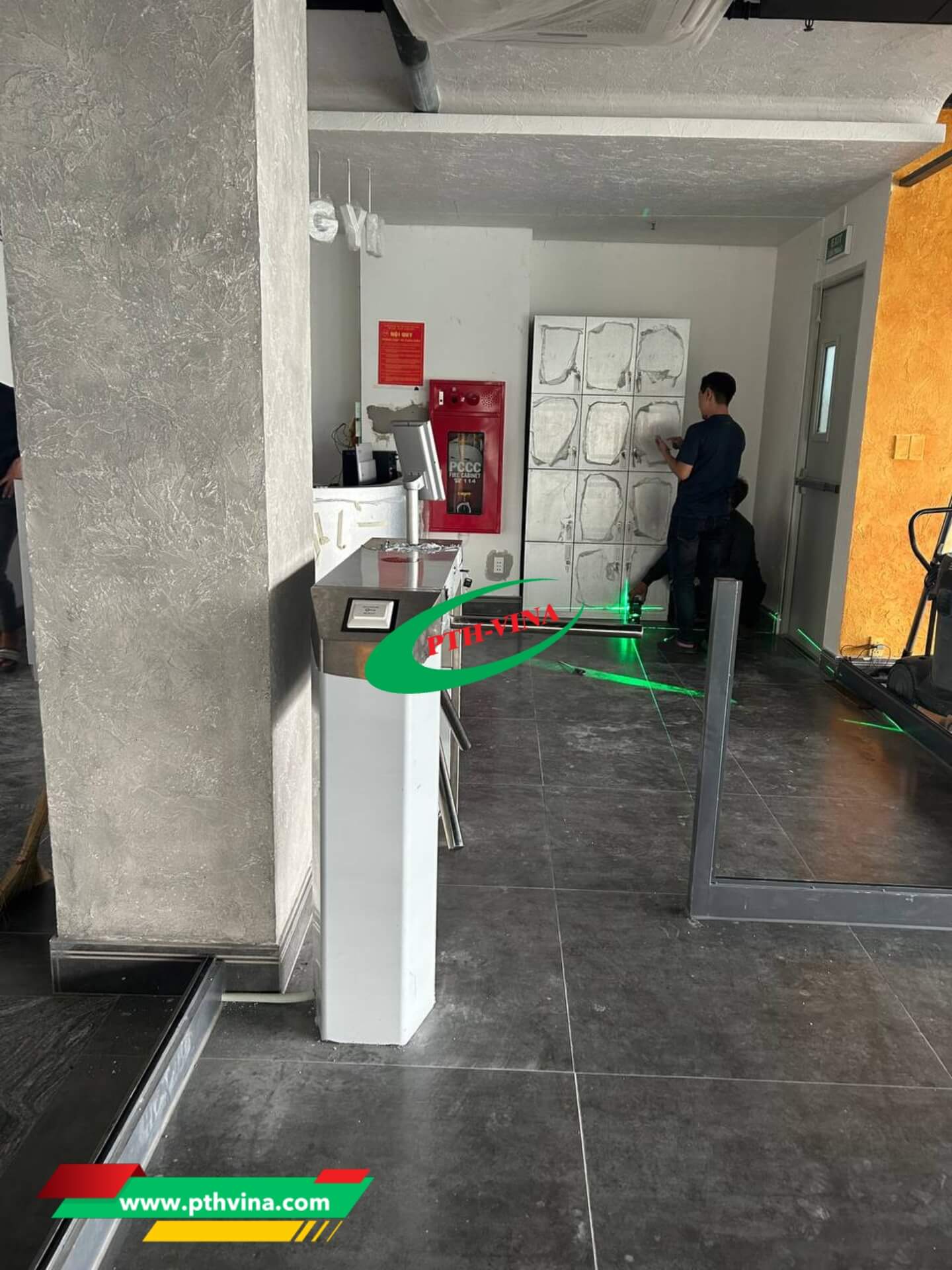 Lắp cổng soát vé phòng gym tại Phường Bình Hòa