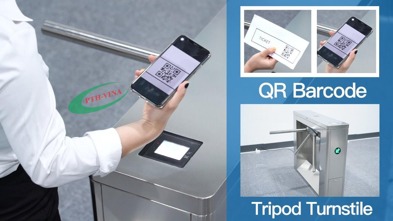 Giải pháp tích hợp mã qr với cổng xoay 3 càng Giải pháp tích hợp mã qr với cổng xoay 3 càng