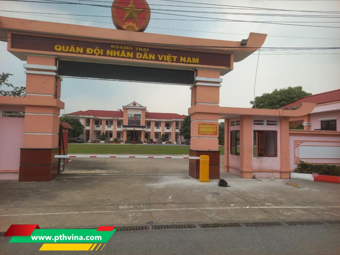 Công trình lắp đặt 2 trụ barie Bisen tại Tây Ninh