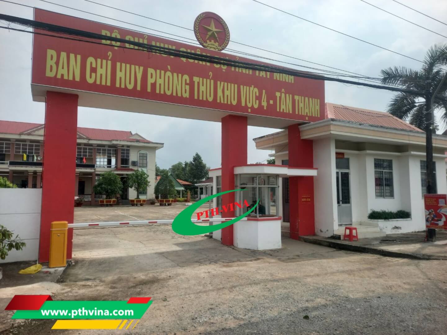 Công trình lắp trụ barie Bisen tại Tây Ninh