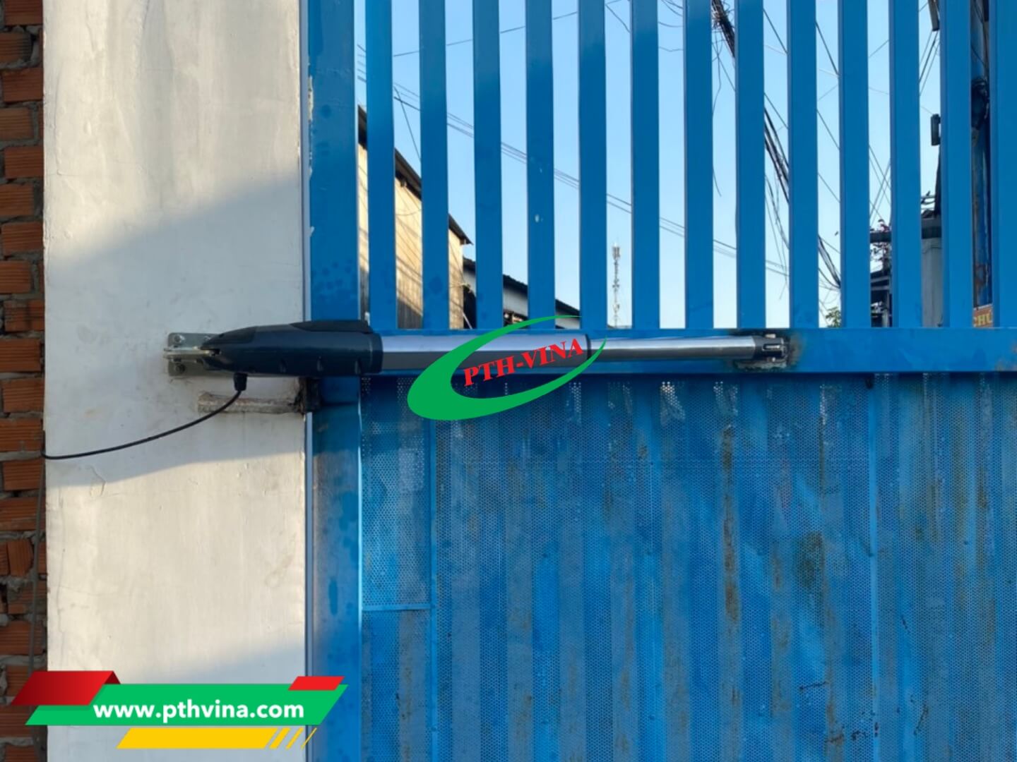 Công trình lắp bộ motor tay đòn cho công ty Datafa