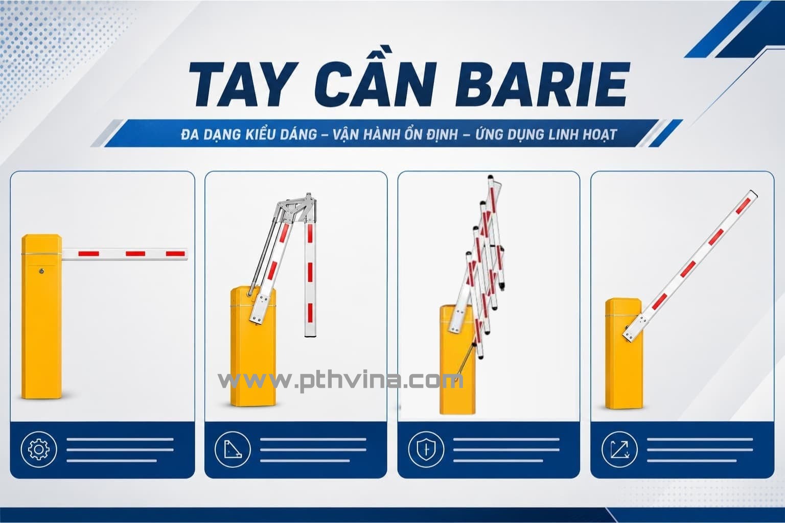 Thanh chắn barie (Tay cần hợp kim nhôm) Thanh chắn barie (Tay cần hợp kim nhôm)