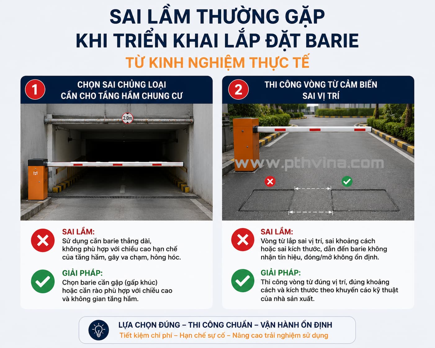 Sai Lầm Thường Gặp Khi Triển Khai Lắp Đặt Barie Từ Kinh Nghiệm Thực Tế Sai Lầm Thường Gặp Khi Triển Khai Lắp Đặt Barie Từ Kinh Nghiệm Thực Tế