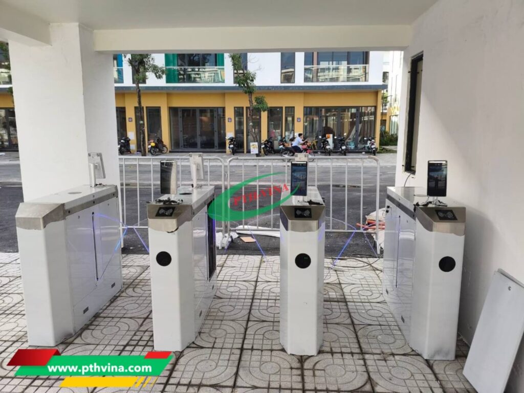 Lắp cổng flap barrier kết hợp Face ID tại Phú Quốc