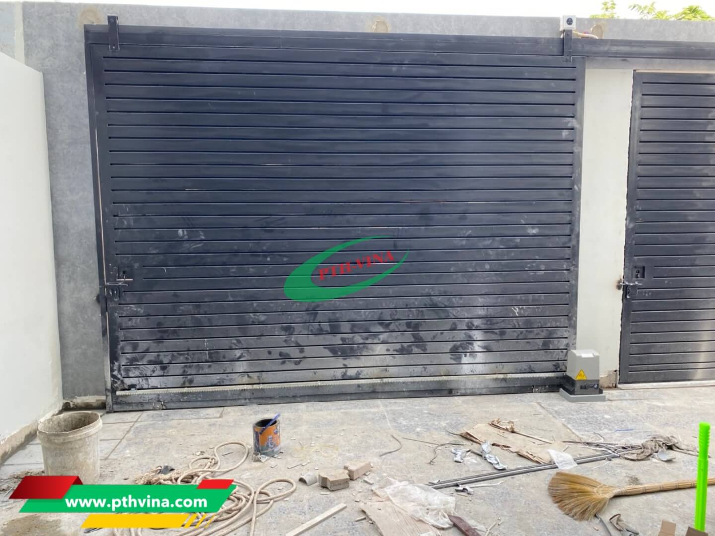 lắp đặt motor cổng lùa nhà ở tại Bình Chánh